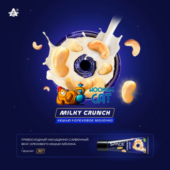 Паста для кальяна Space Smoke Milky Crunch (Кешью Ореховое Молочко Спэйс Смок) 30г